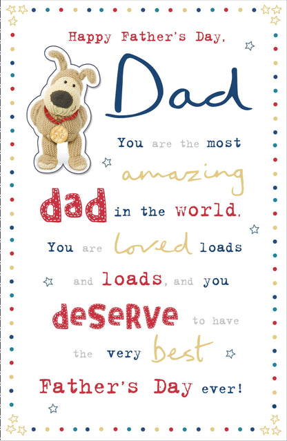 Boofle Dad You Are The Most Amazing Dad Father's Day Card