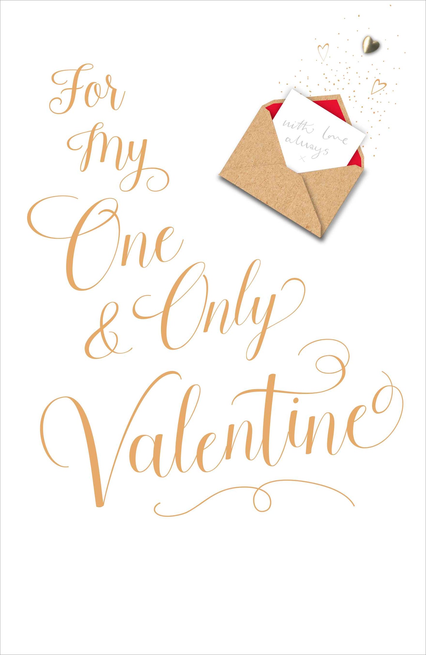 For My One & Only Valentine Embellished Valentine's Day Card