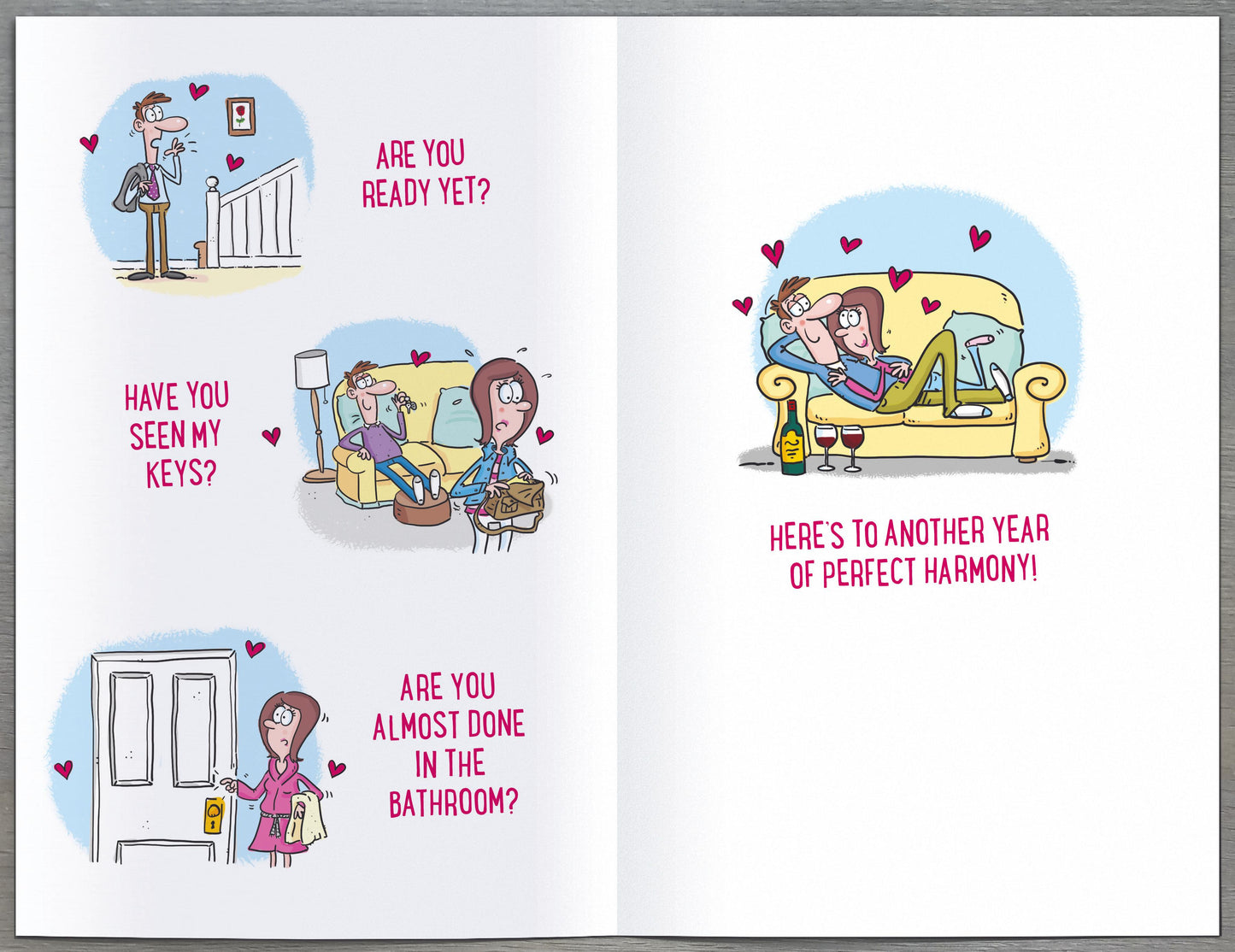 Happy Anniversary Means Many Things Funny Greeting Card