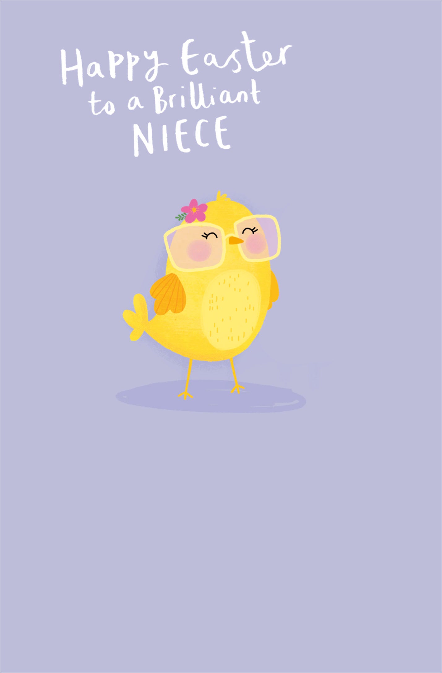 To Brilliant Niece Cute Happy Easter Greeting Card