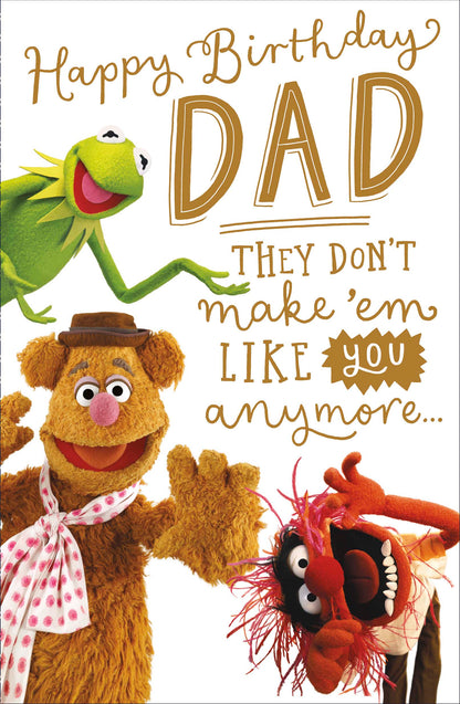 Disney Muppets Dad Happy Birthday Greeting Card
