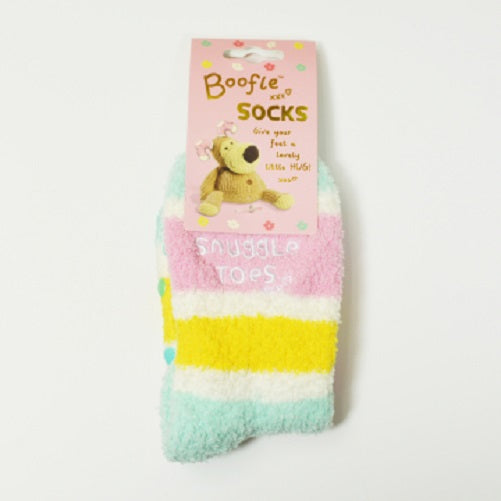 Boofle Snuggle Toes Fluffy Slipper Socks
