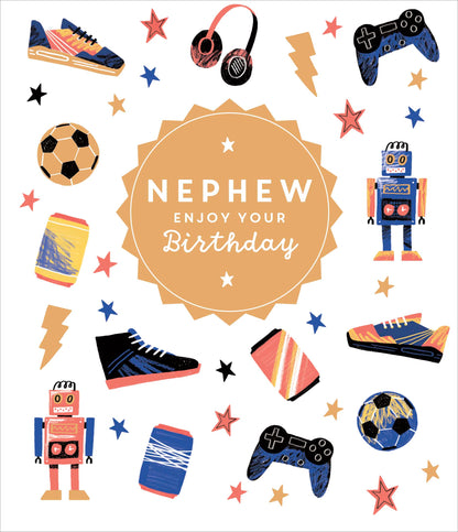 Nephew Have A Great Time Enjoy Your Birthday Greeting Card