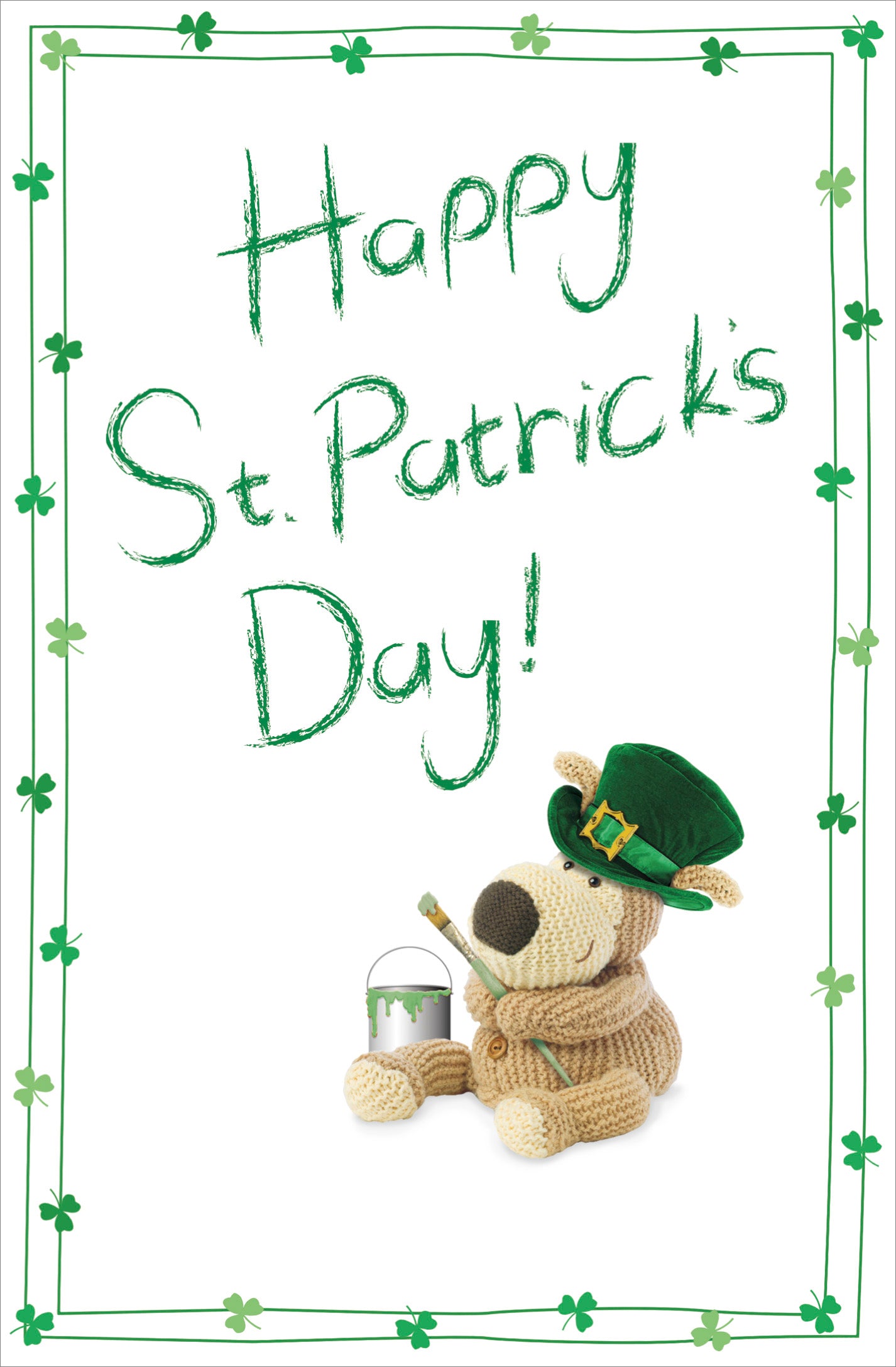 Boofle Lovely Happy St Patrick's Day Greeting Card