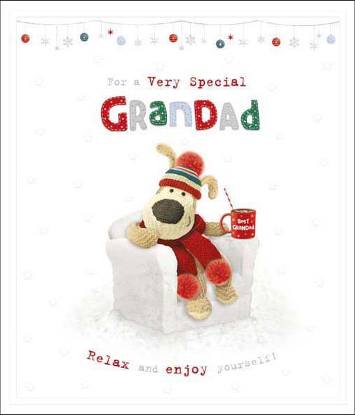Boofle For A Very Special Grandad Christmas Greeting Card