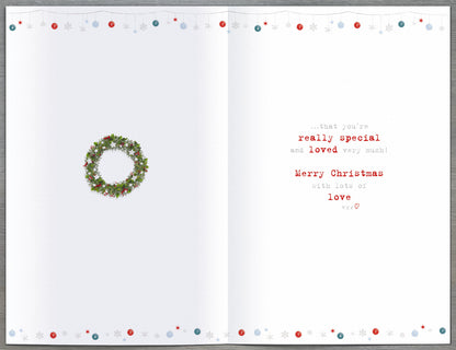 Boofle Gran Come To Tell You Foiled Christmas Greeting Card