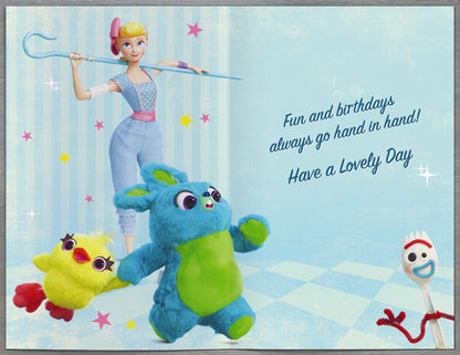 Disney 4 Today Toy Story 4th Birthday Greeting Card