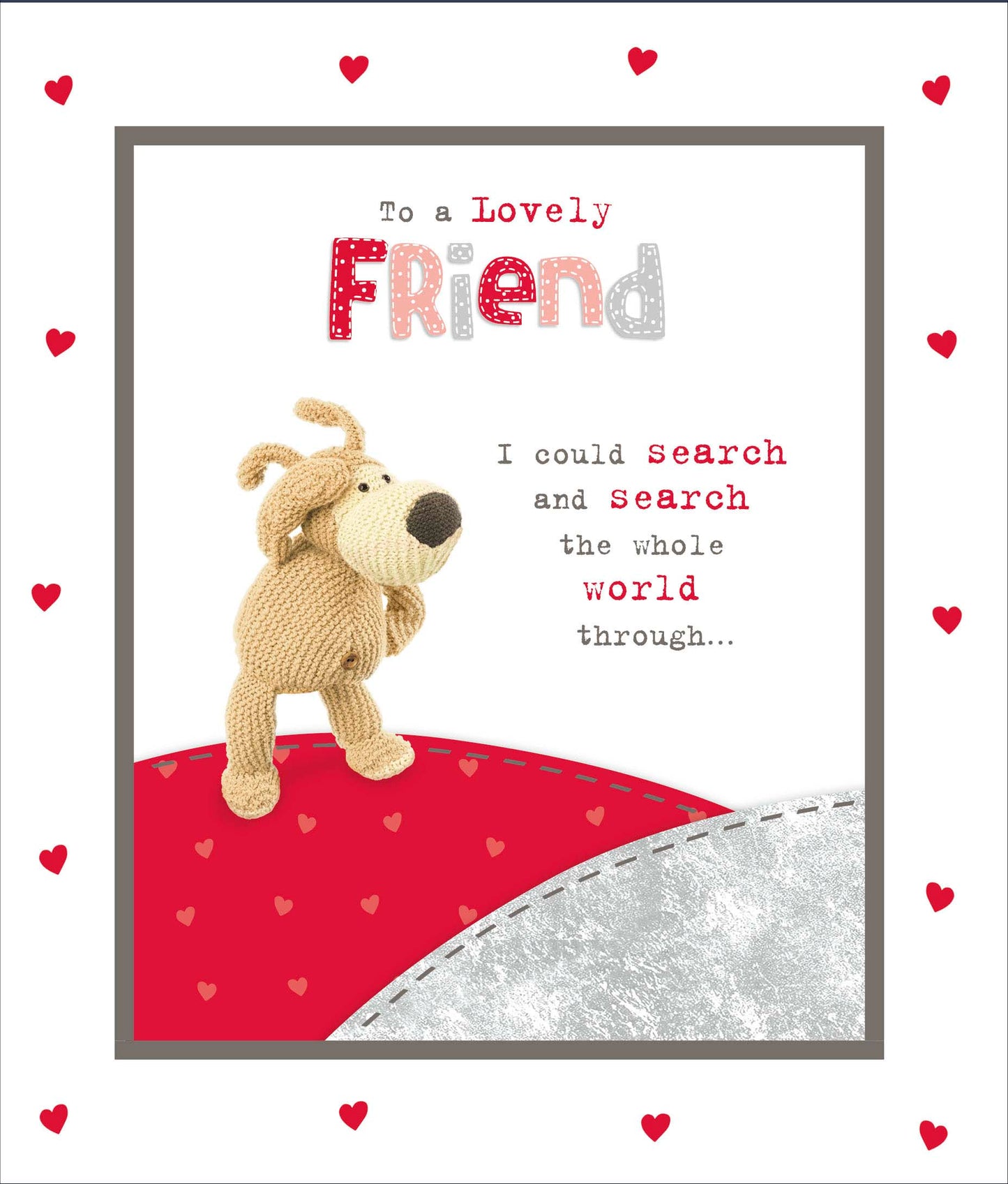 Boofle Lovely Friend Valentine's Day Card