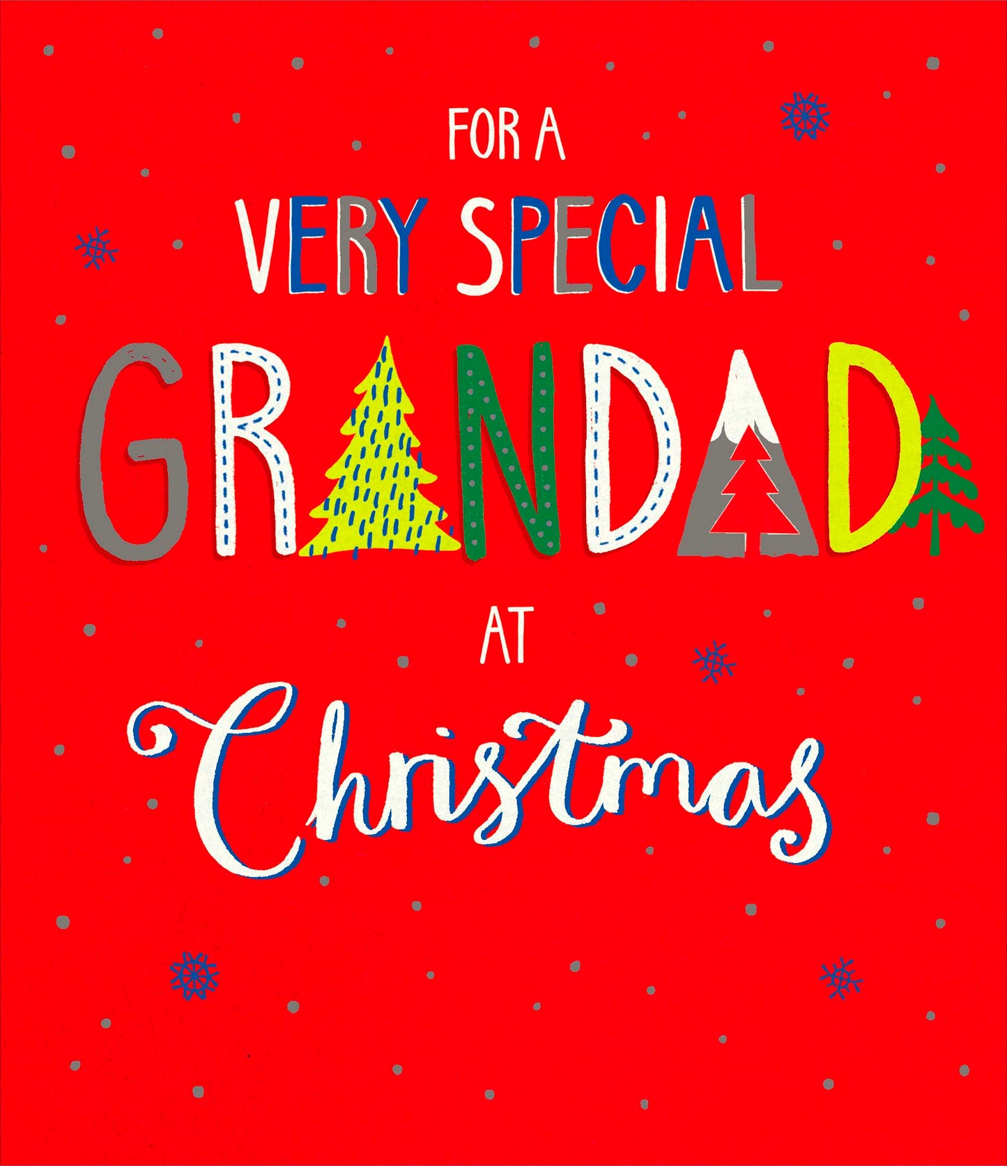 Very Special Grandad Special Christmas Greeting Card