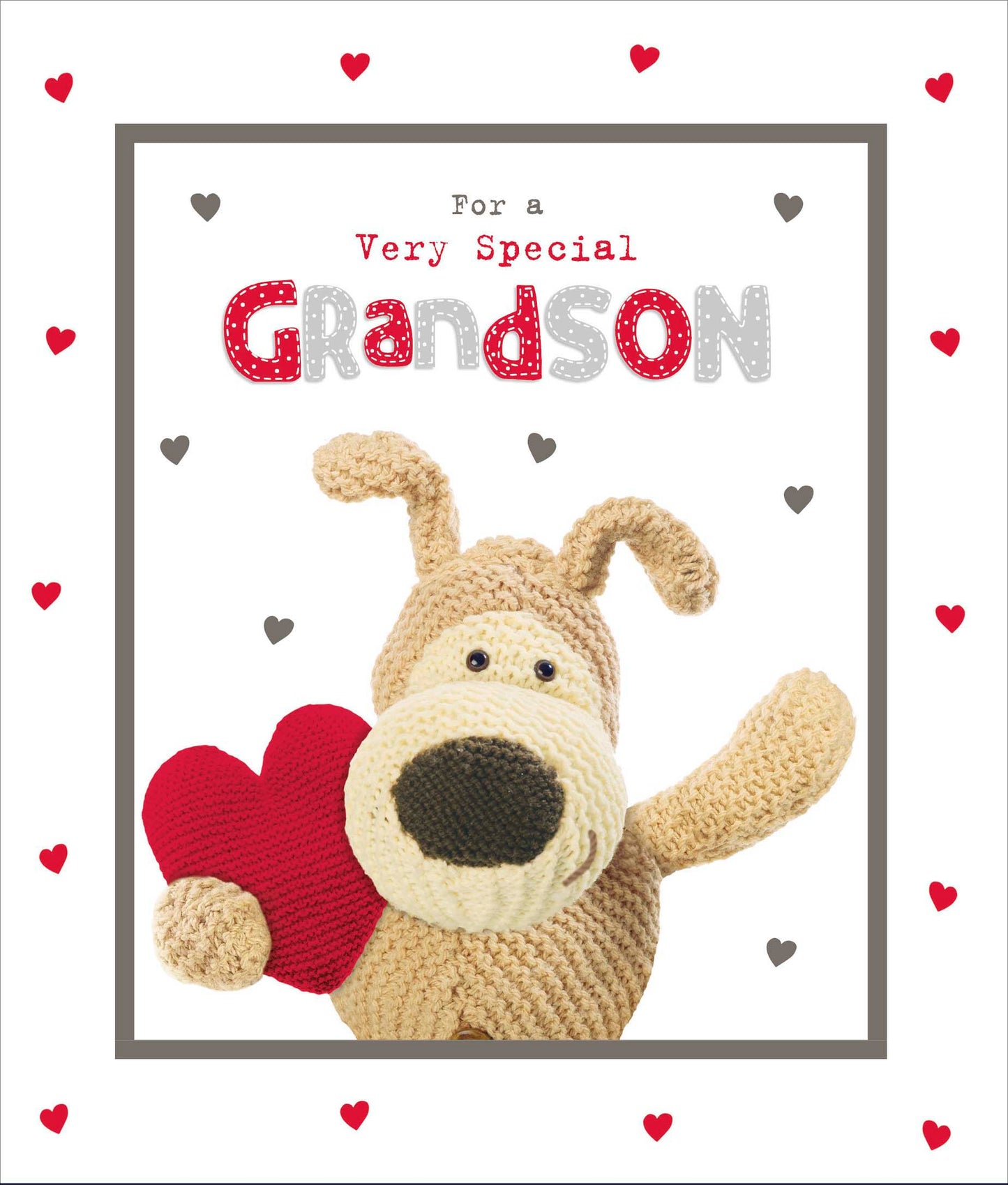 Boofle Special Grandson Valentine's Day Card