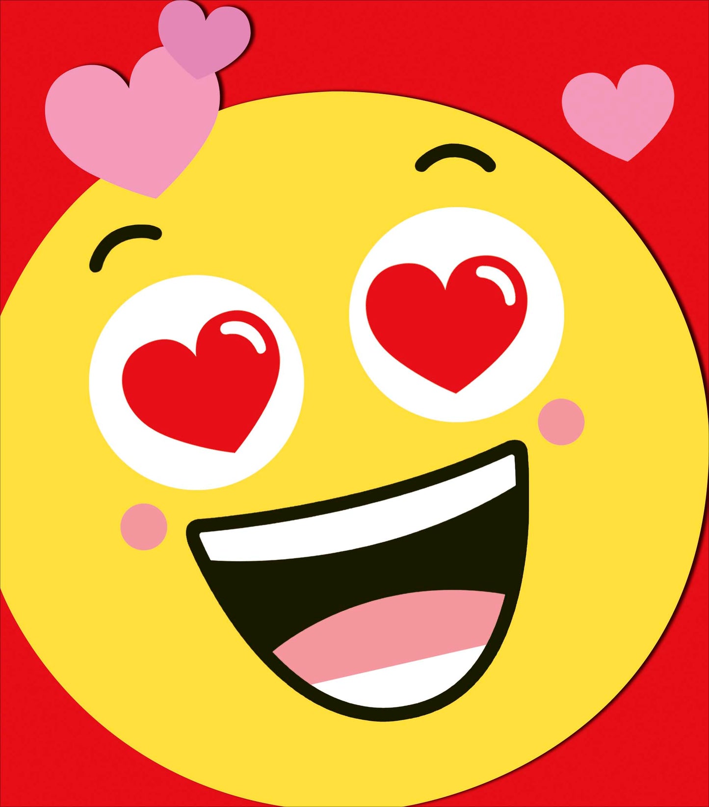 Love Emoji Valentine's Day Greeting Card