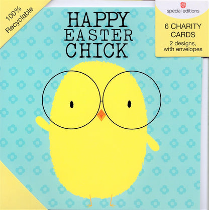 Pack of 6 NSPCC Charity Easter Greeting Cards
