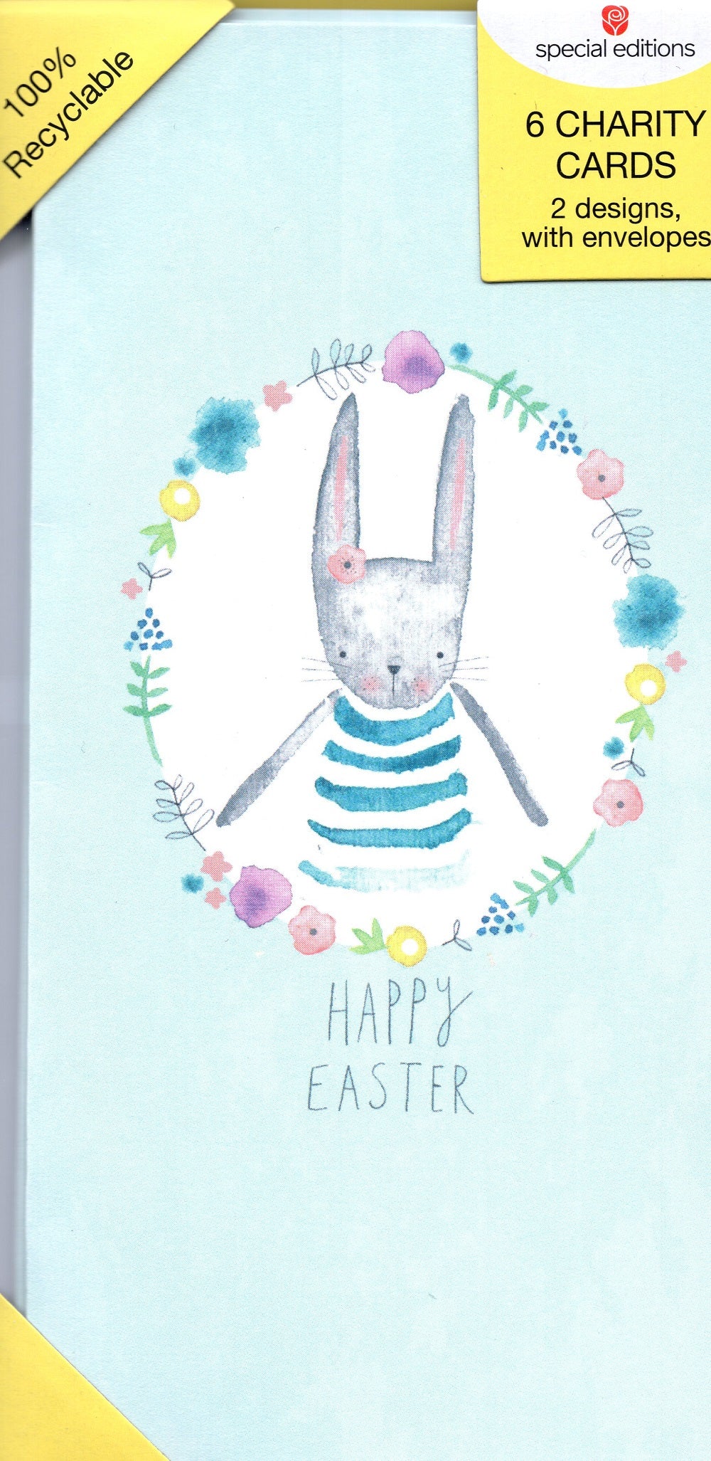 Pack of 6 Alzheimer's Society Charity Easter Greeting Cards