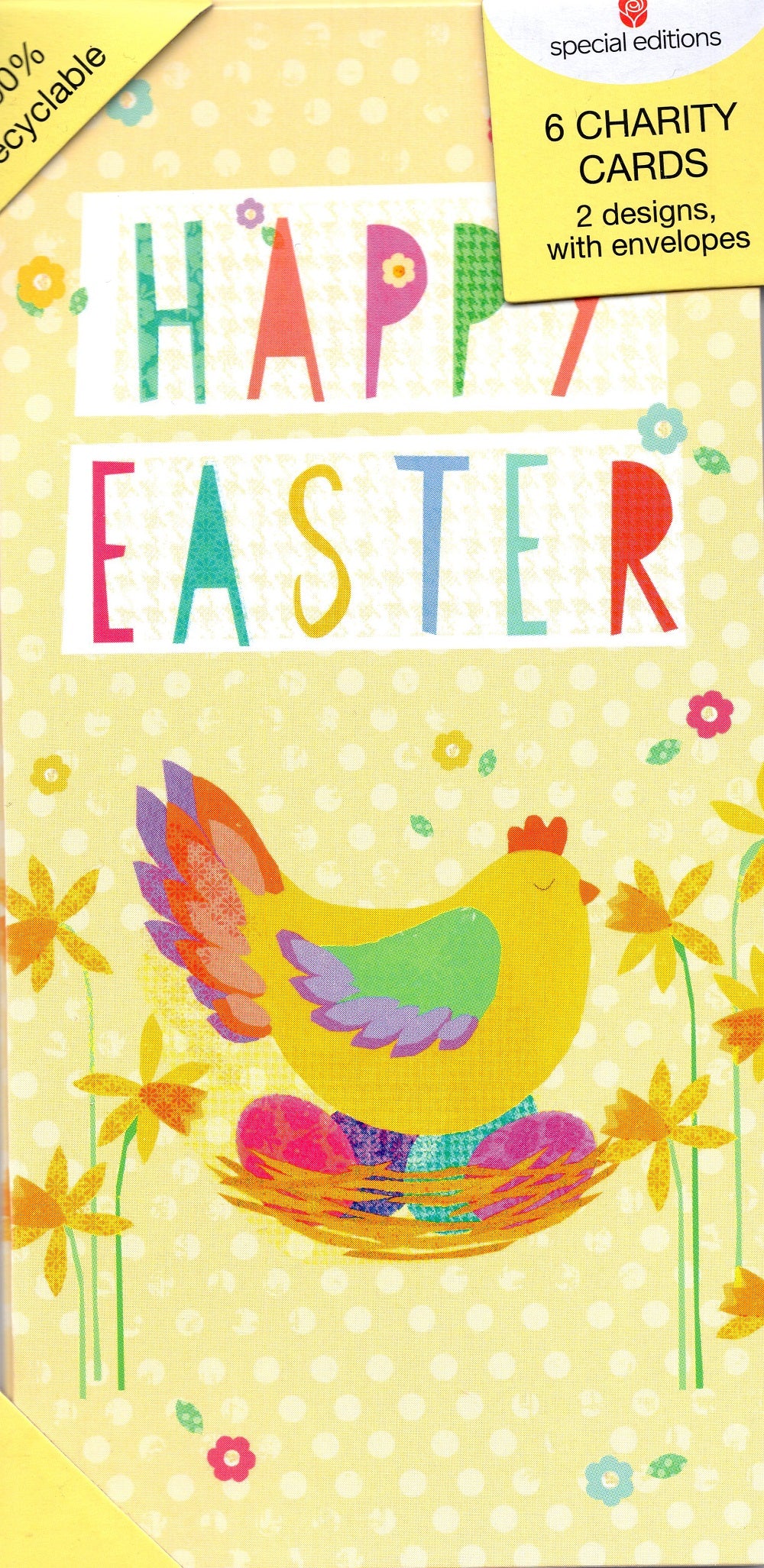 Pack of 6 RSPCA Charity Easter Greeting Cards