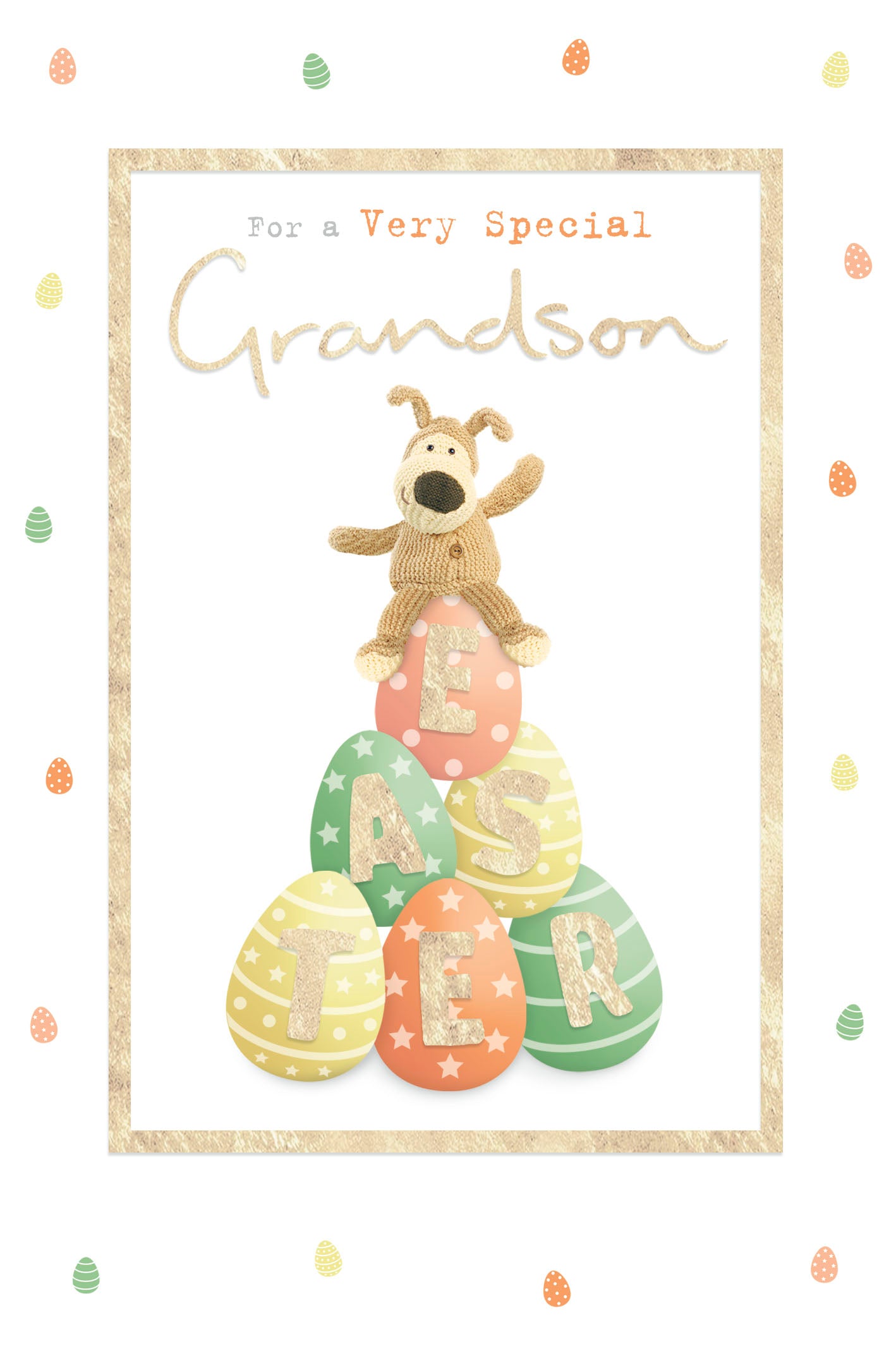Boofle Very Special Grandson Easter Greeting Card