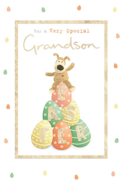 Boofle Very Special Grandson Easter Greeting Card