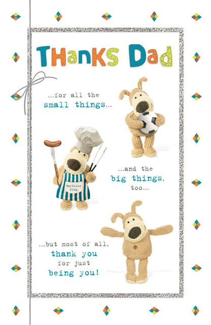 Boofle Thanks Dad For Being You Father's Day Card