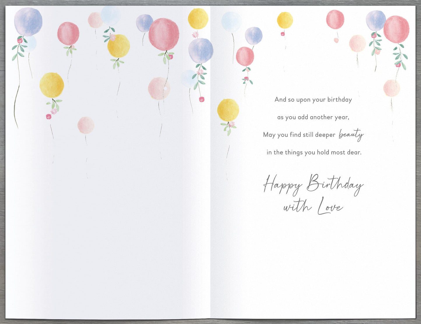 Helen Steiner Rice Just For You Birthday Greeting Card