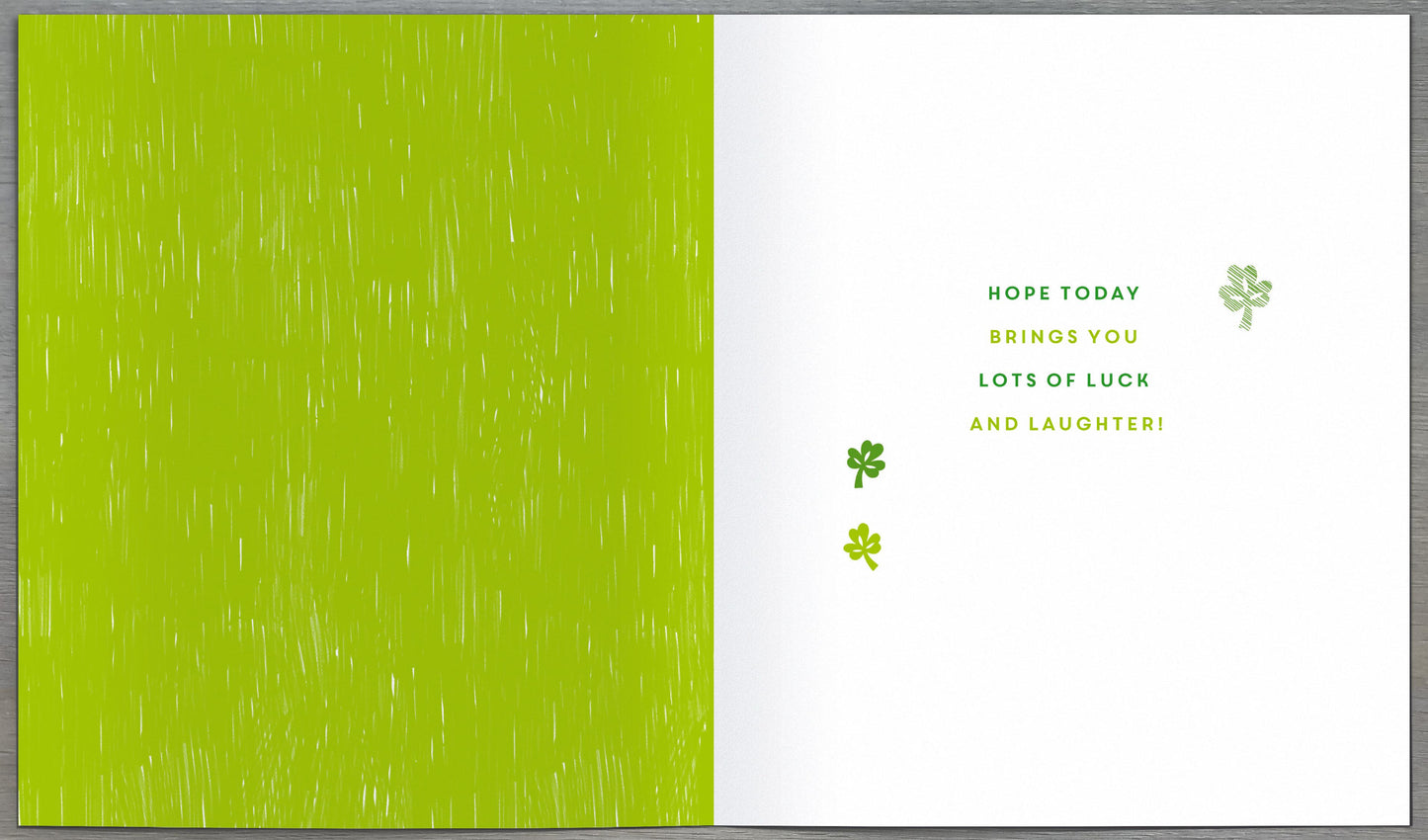Happy St Patrick's Day Love & Laughter Greeting Card
