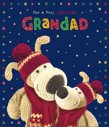 Boofle For A Very Special Grandad Foiled Christmas Greeting Card