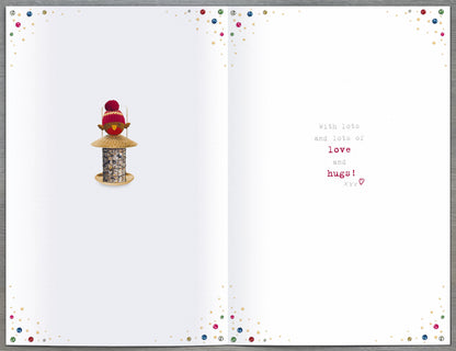 Boofle For A Wonderful Nan Foiled Christmas Greeting Card