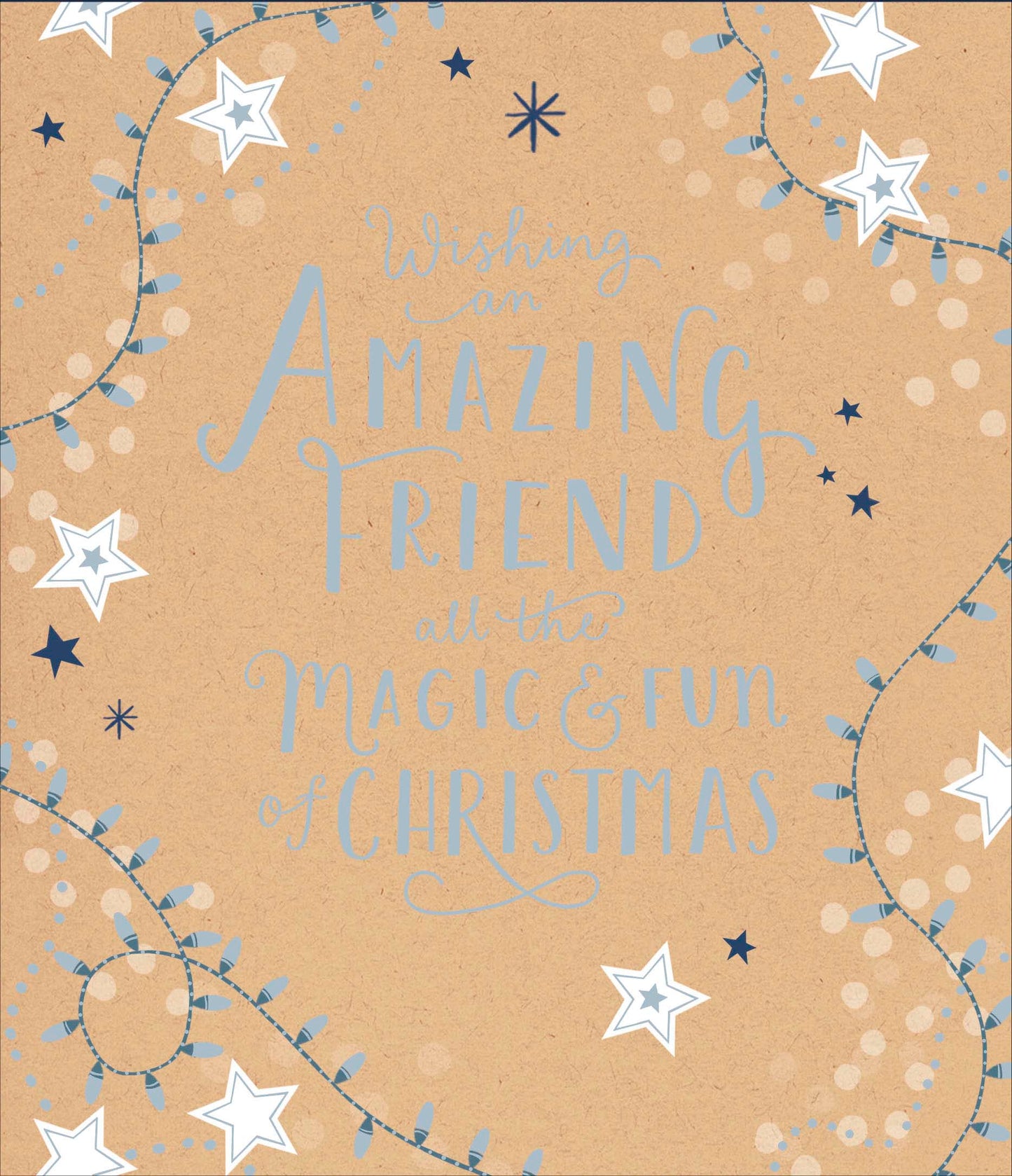 An Amazing Friend Magic & Fun Special Christmas Greeting Card