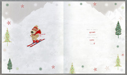 Boofle For A Brilliant Brother Christmas Greeting Card