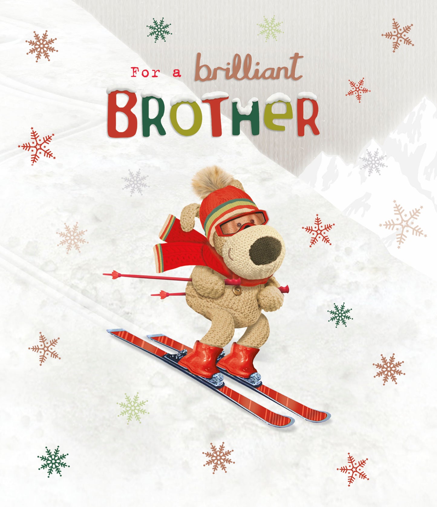 Boofle For A Brilliant Brother Christmas Greeting Card