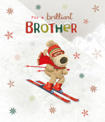 Boofle For A Brilliant Brother Christmas Greeting Card