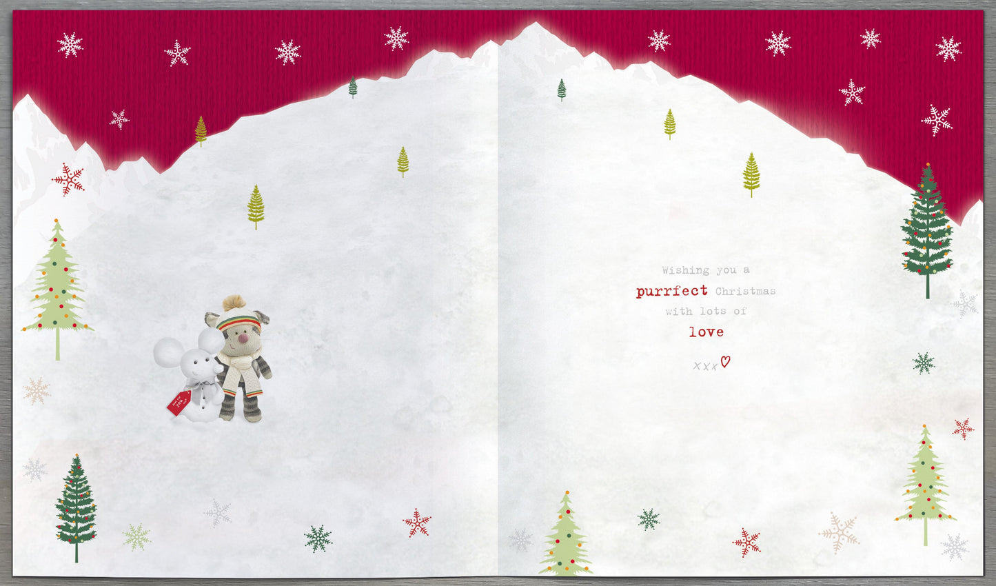 Boofle From The Cat Just For You Christmas Greeting Card