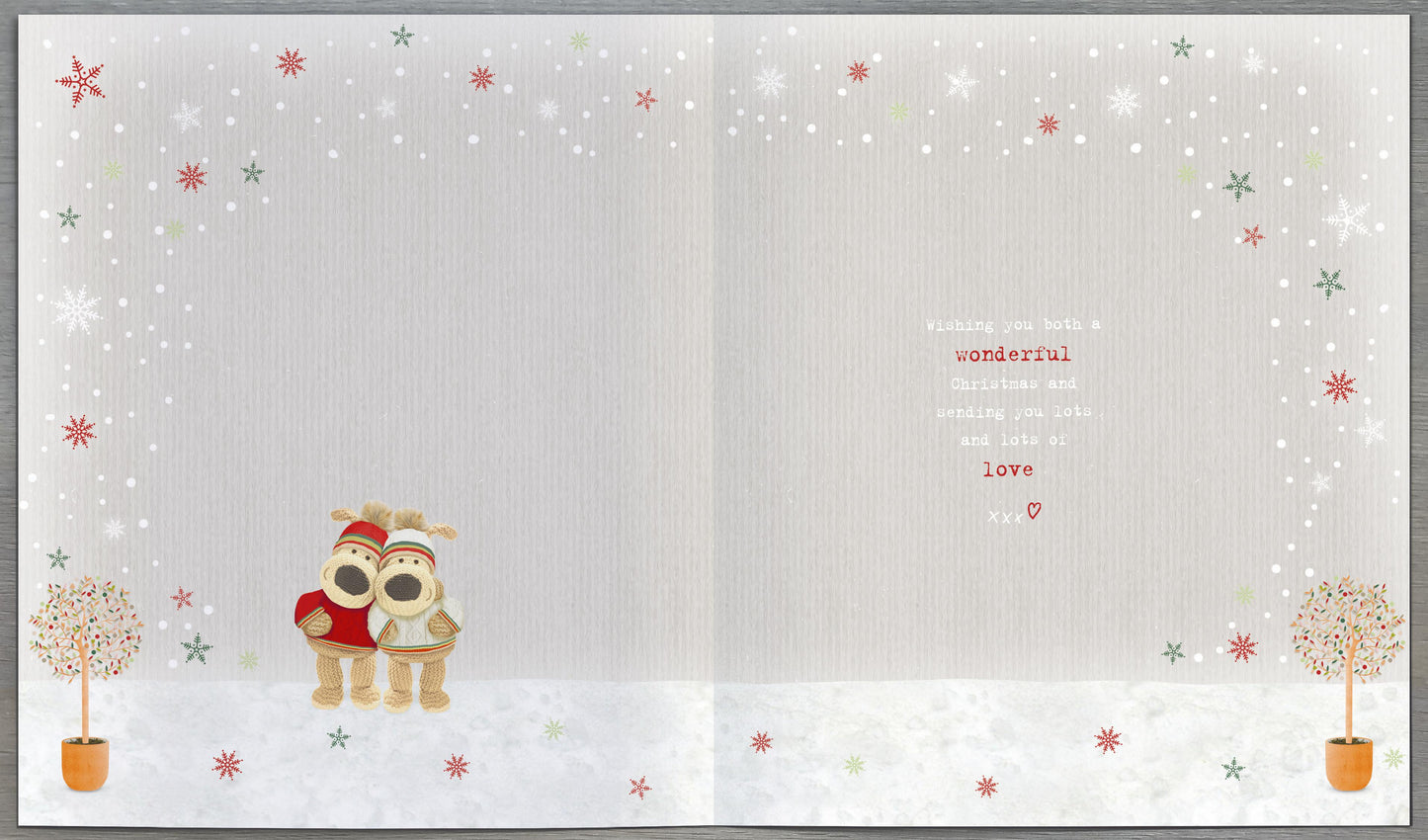 Boofle Happy Christmas Grandma & Grandad Christmas Greeting Card