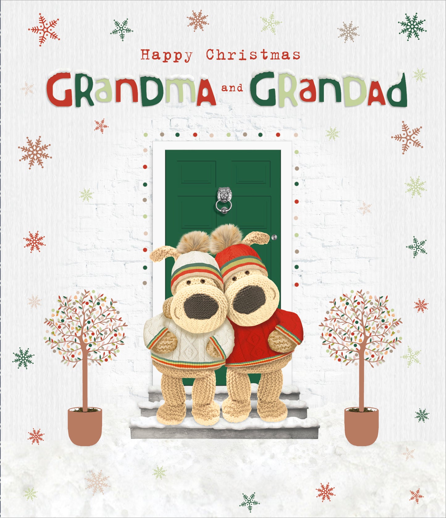 Boofle Happy Christmas Grandma & Grandad Christmas Greeting Card