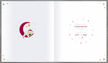 Boofle A Very Special Girl On Your 1st Christmas Greeting Card