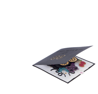 Outstanding At 80 Pop-Up Birthday Greeting Card Blank Inside