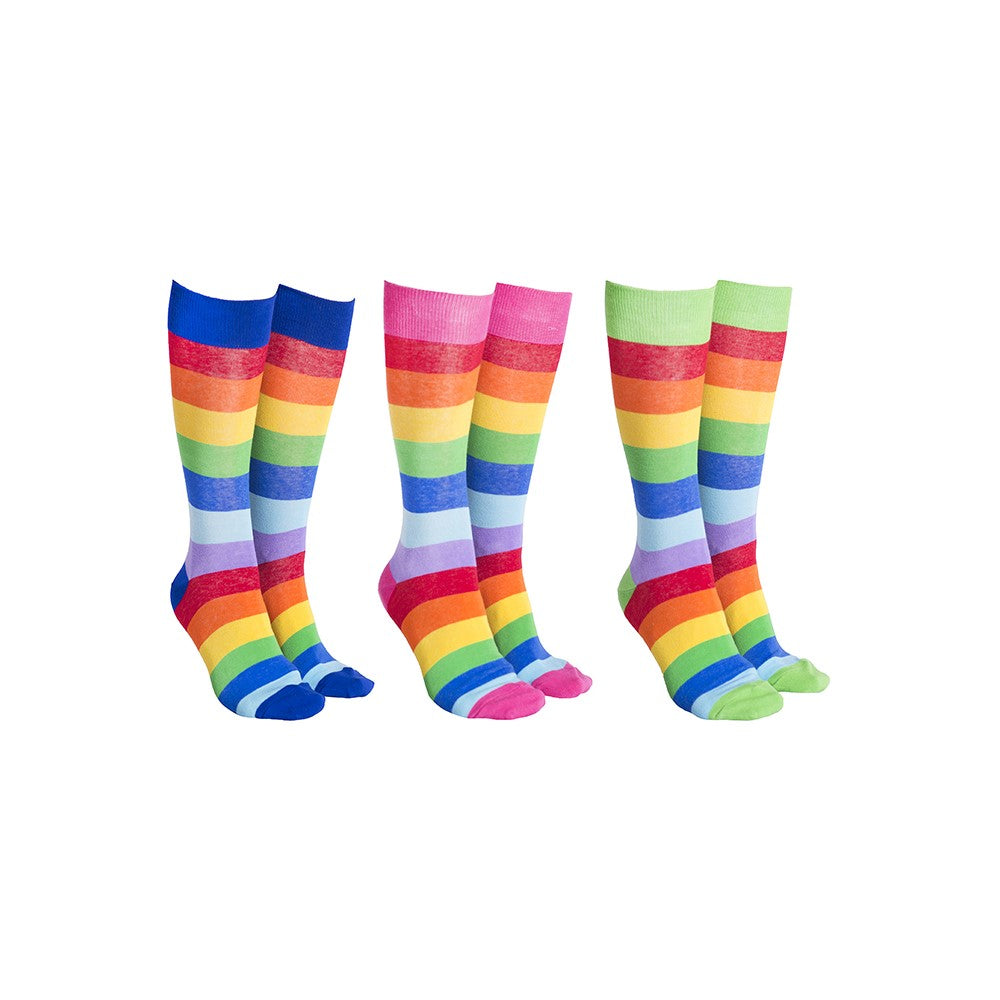 Sock Society Rainbow Socks 3 Pairs Patterned Socks