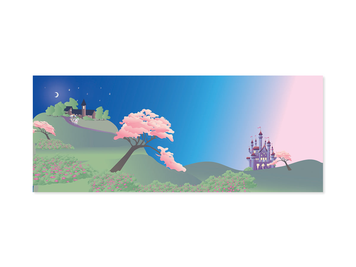 Princess Panoramic Pop-Up Card Birthday Card