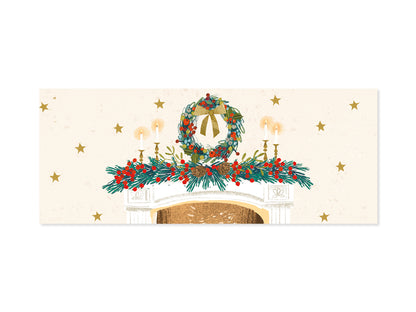 Santa's Arrived Panoramic Pop-Up Christmas Greeting Card