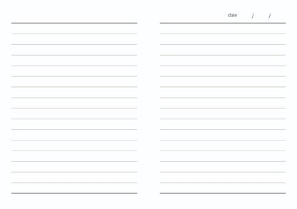 Gifted Stationery Kissing Hares Watercolour A6 Notebook