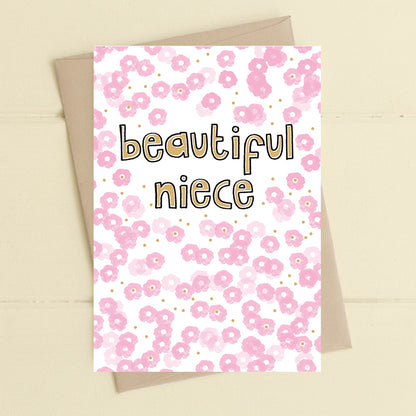 Beautiful Niece Greeting Card