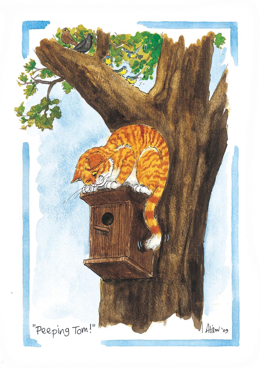 Alisons Animals Christmas Card (Single) - We Three Kings (Splimple) – Otter House
