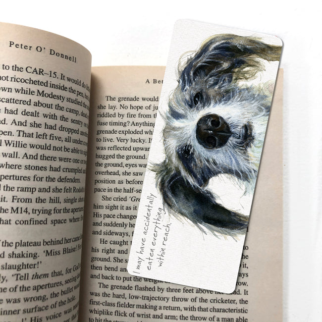 Little Dog Laughed Lurcher Bookmark