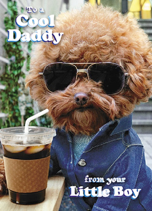 Avanti From Your Little Boy Cockapoo Father's Day Greeting Card