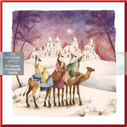 Pack of 8 Follow Yonder Star Charity Christmas Cards