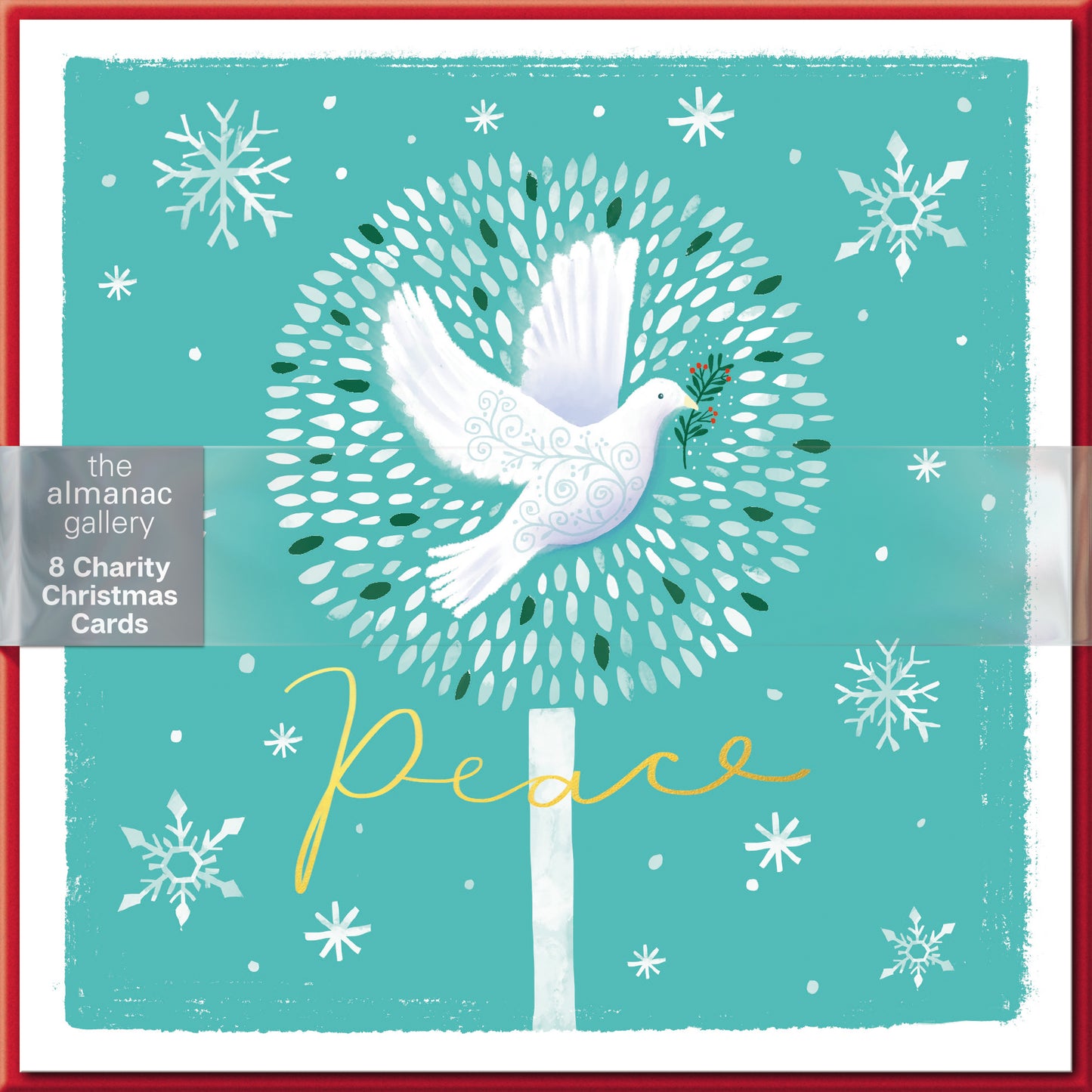 Pack of 8 Dove Of Peace Charity Christmas Cards