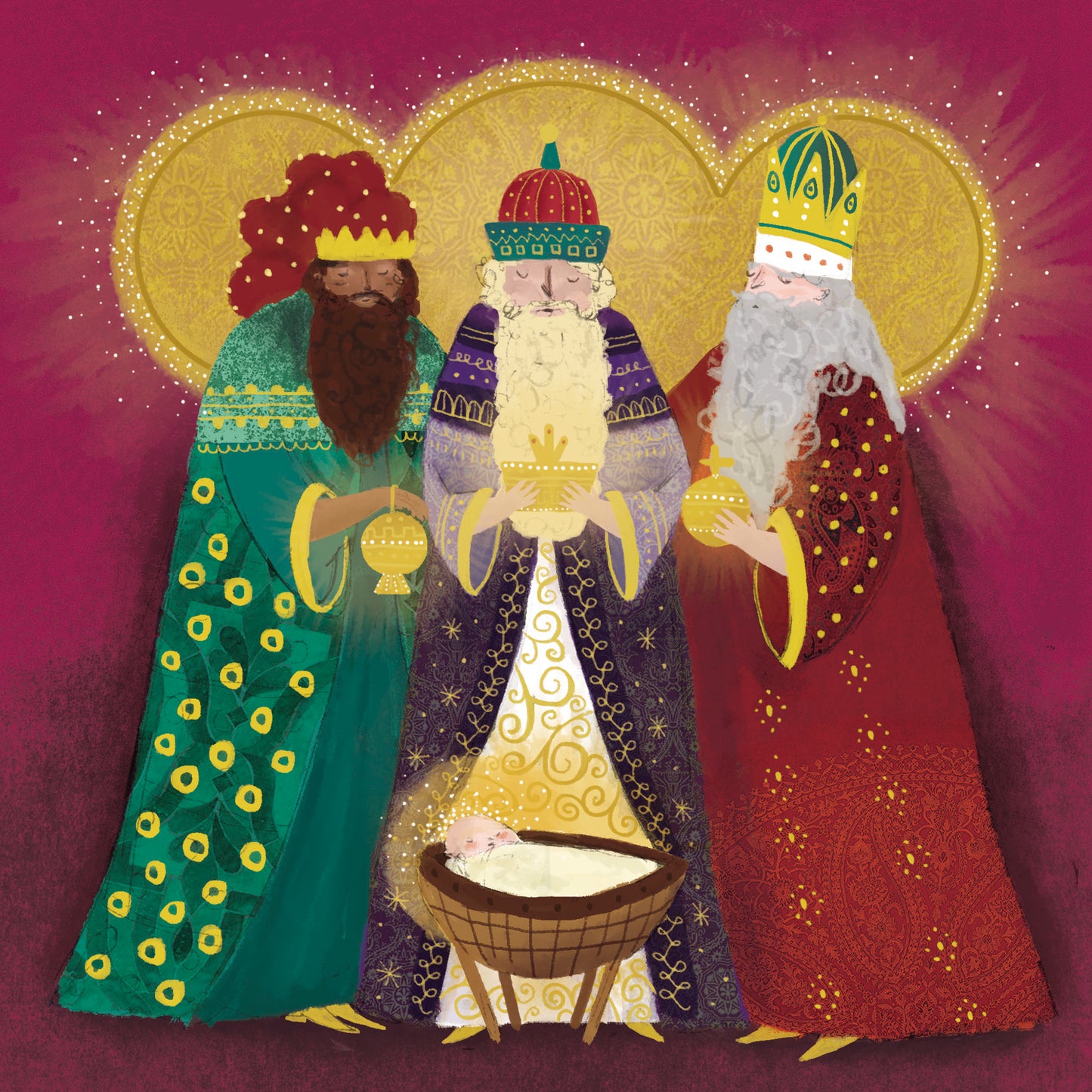 Pack of 8 The Epiphany Religious Charity Christmas Cards