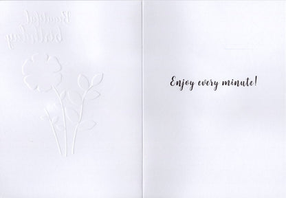 Beautiful Birthday Wishes Embellished Birthday Greeting Card