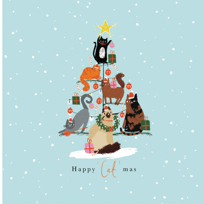 Box of 20 Cats Catmas & Dog Woofmas Fairdeal Charity Christmas Cards