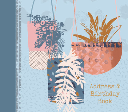 Gifted Stationery Bohemian Floral Address & Birthday Book