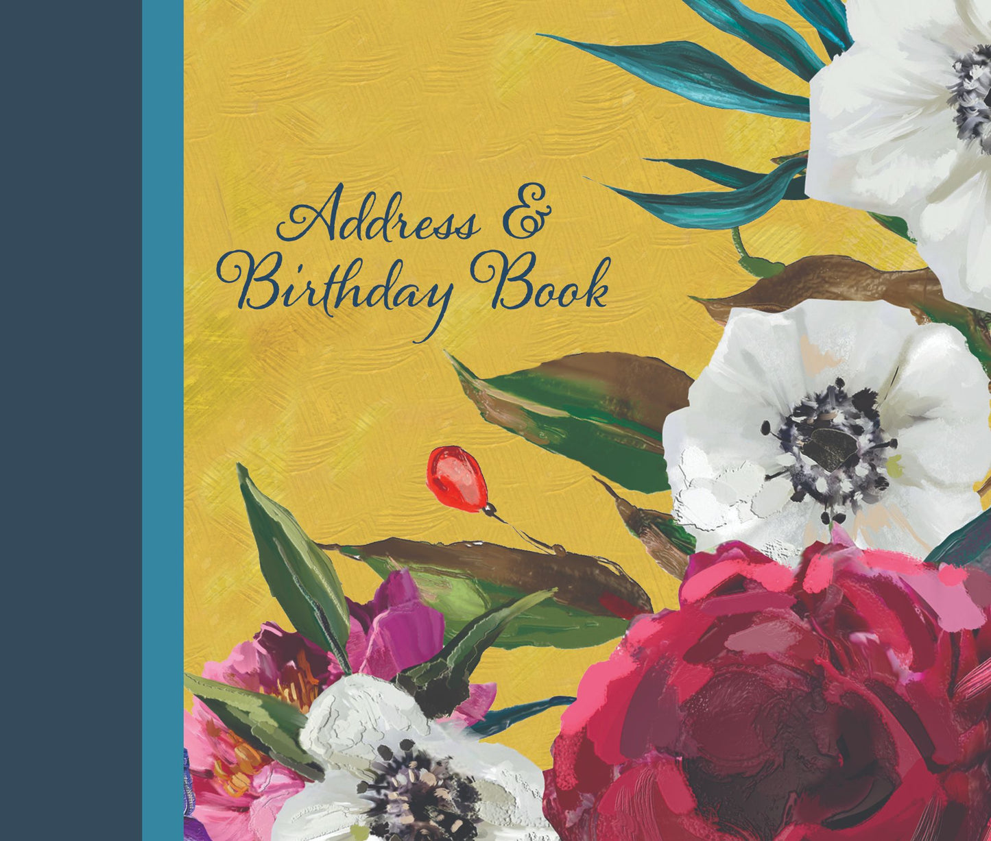 Gifted Stationery Floral Flourish Address & Birthday Book