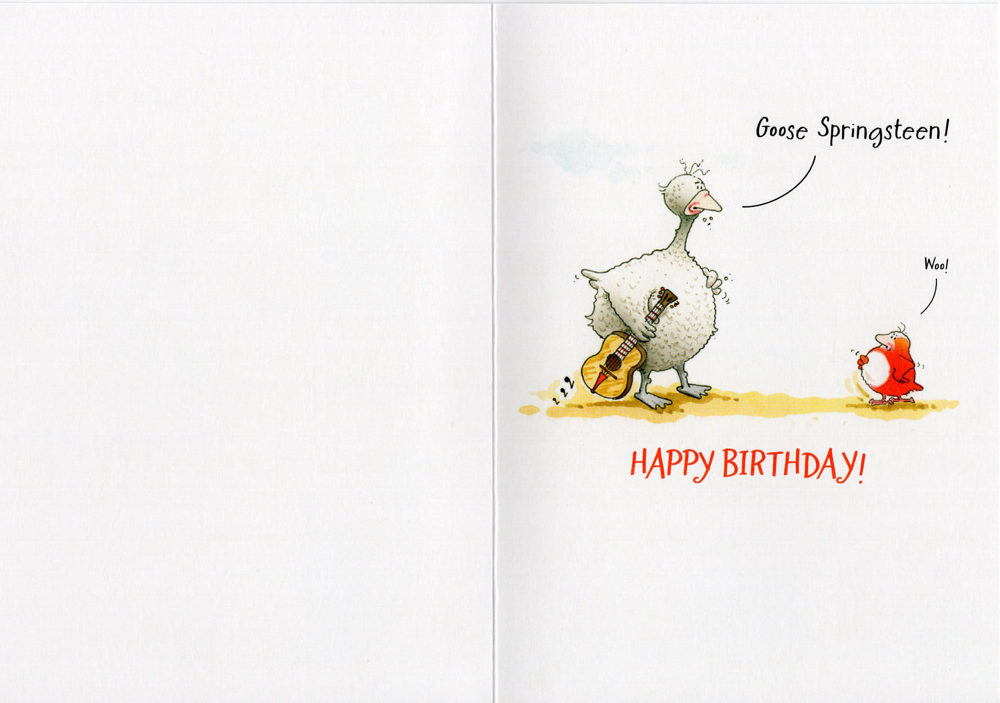 Birdwit Happy Birthday Goose Springsteen! Funny Birthday Card